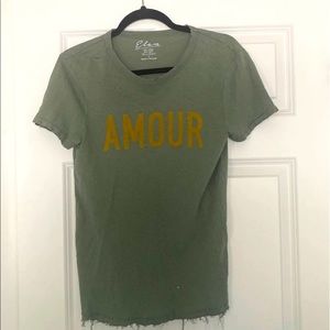 Amour Distressed Tee